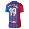 Virallinen Fanipaita FC Barcelona Sergio Agüero 19 Kotipelipaita 2021-22 - Miesten